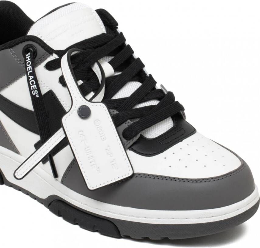Off White Grijze Out Off Office Sneakers Multicolor Heren - Foto 8