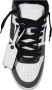 Off White Grijze Leren Sneakers Stijlvol Ontwerp Multicolor - Thumbnail 11