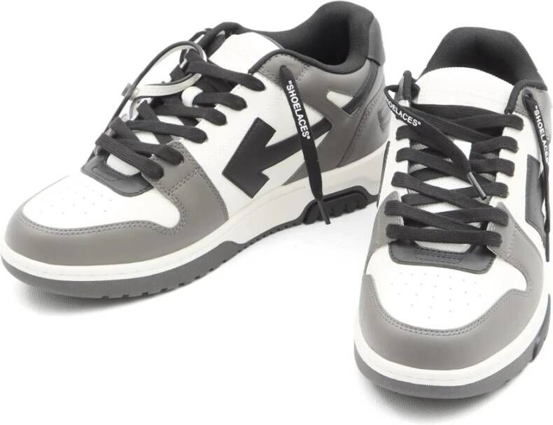 Off White Donkergrijze Sneakers voor Mannen