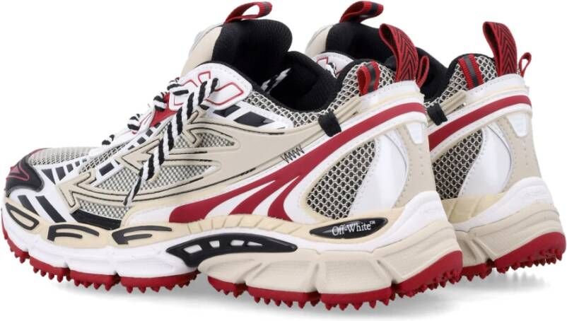 Off White Dynamische Streetwear Sneakers met Pijlmotieven