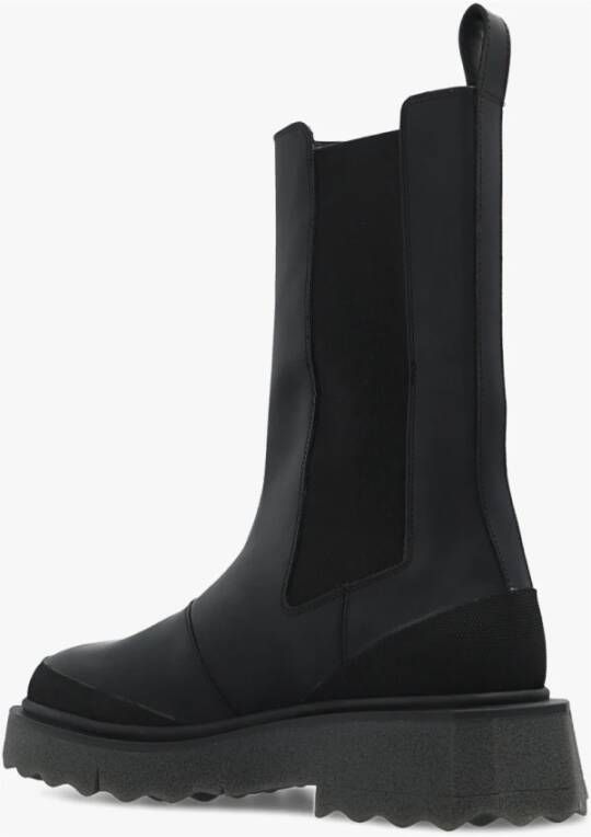Off White Enkel laarzen Zwart Dames