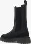 Off White Zwarte Groene Leren Chelsea Laarzen met Sponszool Black Dames - Thumbnail 6