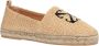 Off White Geborduurde Arrow Raffia Espadrilles Beige Dames - Thumbnail 9