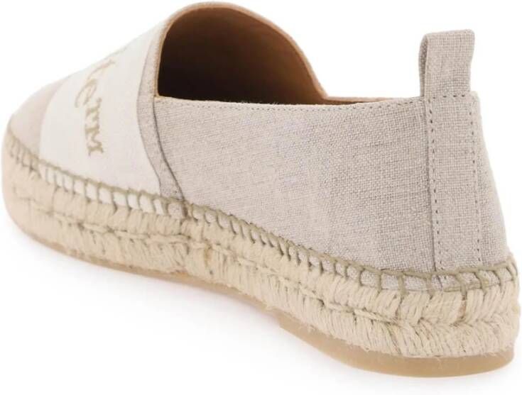 Off-White Bookish canvas espadrilles Beige - Foto 2