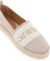 Off White Linnen Espadrilles voor Beige - Thumbnail 4