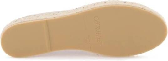 Off-White Bookish canvas espadrilles Beige - Foto 5