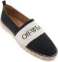 Off White Zwarte Linnen Logo-Geborduurde Instappers Multicolor Heren - Thumbnail 15