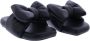 Off White Extra Padded Nappa Leather Slippers Zwart Dames - Thumbnail 3
