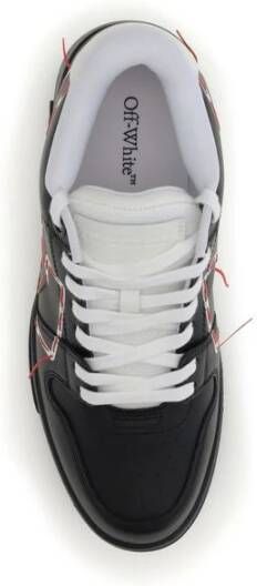 Off White Gestikte Pijl Leren Sneakers