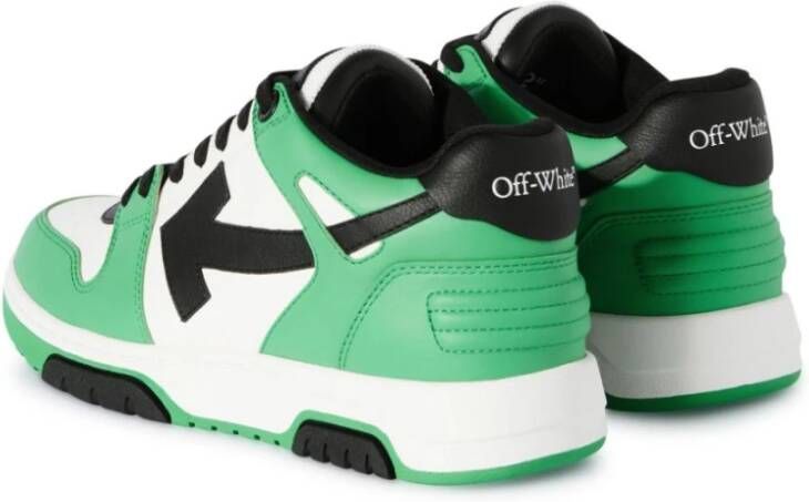 Off White Groene Sneakers Out Of Office Multicolor Heren