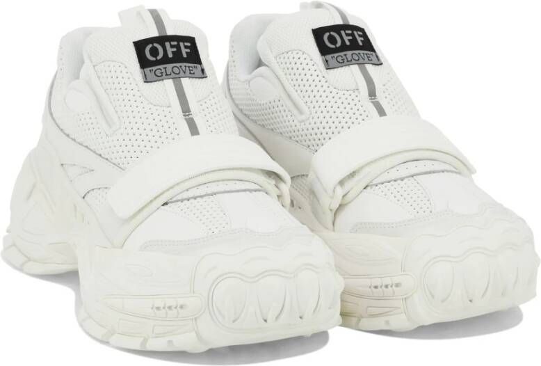 Off White Handschoen Sneakers White Heren