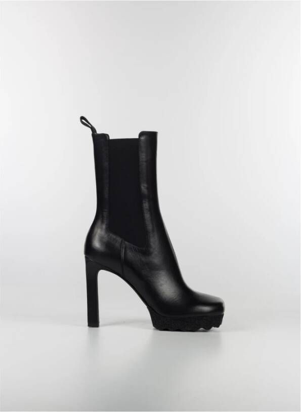 Off White Heeled Boots Zwart Dames