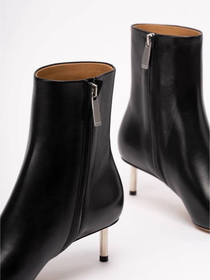 Off White Heeled Boots Zwart Dames