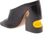 Off-White Slippers & Mules Pop Bulky Nappa Thong Mule in zwart - Thumbnail 4