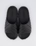 Off White Zwarte Rubberen Slides met Diagonale Strepen Black Heren - Thumbnail 11