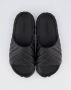 Off White Zwarte Rubberen Slides met Diagonale Strepen Black Heren - Thumbnail 11