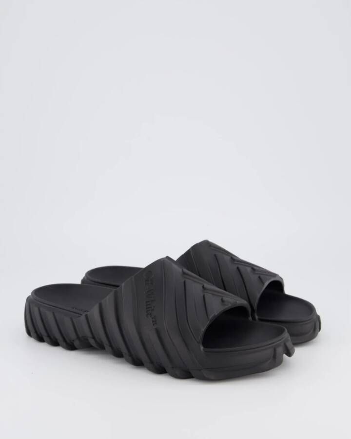 Off White Heren Exploration Sliders Black Heren