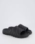 Off White Zwarte Rubberen Slides met Diagonale Strepen Black Heren - Thumbnail 12