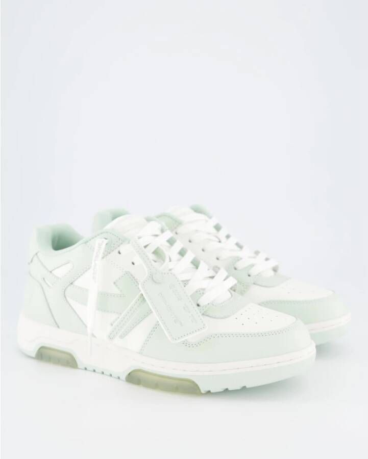 Off White Out Of Office Mint Blue Heren