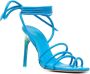 Off White High Heel Sandals Blauw Dames - Thumbnail 2