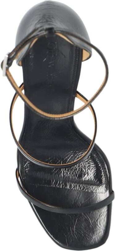 Sergio rossi Sandalen Area Marquise Satin Sandals in wit - Foto 6