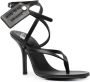 Off White Sandalen met hoge hakken Zwart Dames - Thumbnail 4