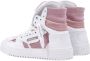 Off White High Top Sneakers met Opvallend Design - Thumbnail 2
