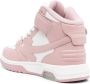 Off White High-Top Sneakers Pink Dames - Thumbnail 4