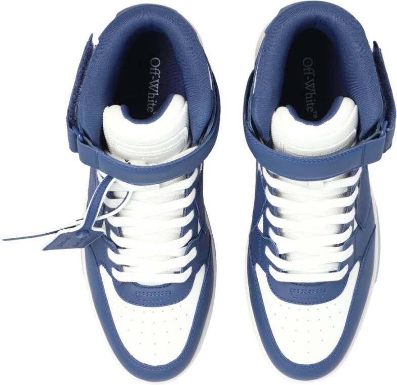 Off White Hoge sneakers voor 'Out Of Office' Blauw Heren