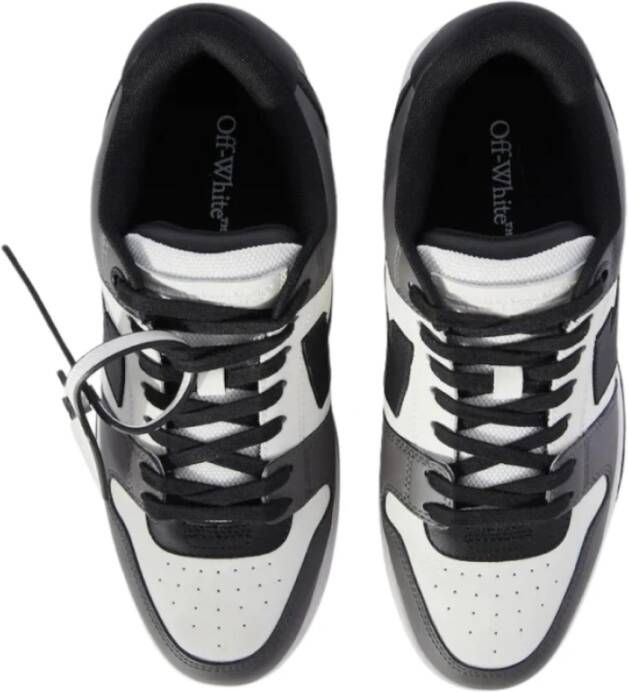 Off White Hybride Lage Sneakers in Grijs Wit Zwart Gray Heren