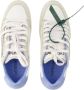 Off White Italiaanse Slip-On Leren Sneakers Blauw Dames - Thumbnail 4