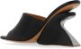 Off-White Jug leren sandalen met sleehak Zwart - Thumbnail 14