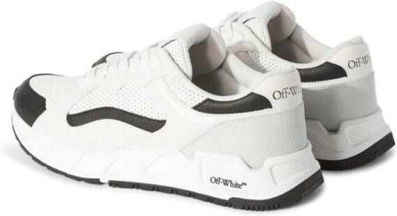 Off White Kick Off Low-Top Sneakers Wit Heren