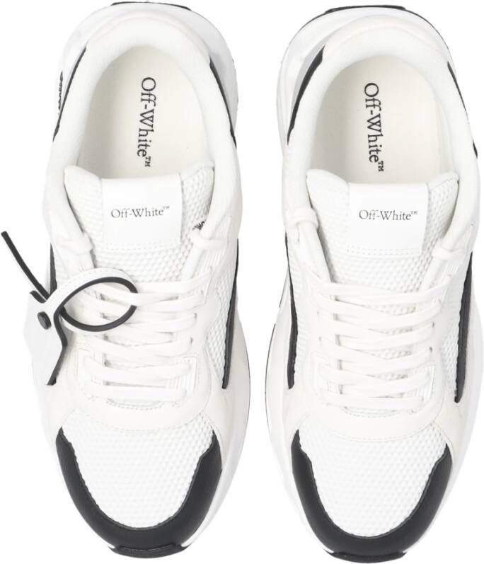 Off White Perforated Leren Kick Off Sneakers Multicolor Heren - Foto 6