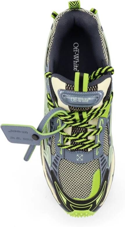 Off White Klassieke Veterschoenen met Logopatch