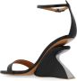 Off-White Jug sandalen met sleehak Zwart - Thumbnail 4