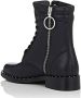 Off White Zwarte leren veterschoenen Black Dames - Thumbnail 2