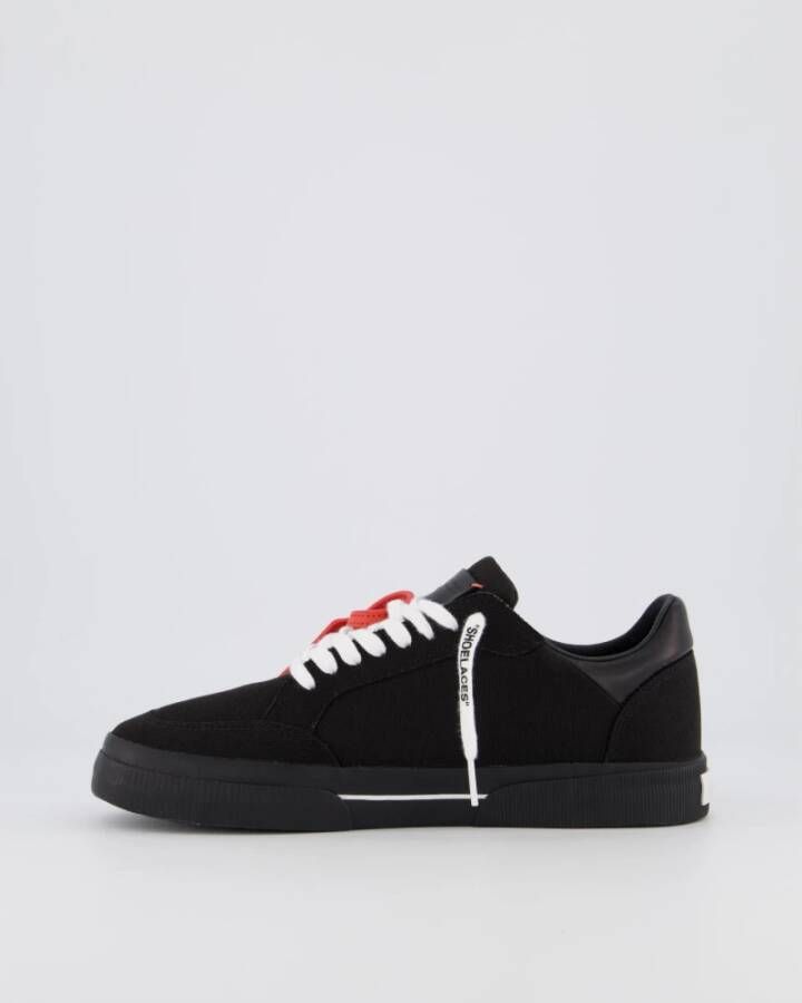 Off White Lage Vulcanized Canvas Sneakers Zwart Black Heren
