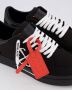 Off White Zwarte Canvas Pijl Geborduurde Sneakers Black Heren - Thumbnail 10