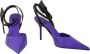 Off White Leren puntige sandalen met 10 cm hak - Thumbnail 2