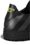 Off White Grijze Gestreepte Leren Sneakers Black Dames - Thumbnail 2