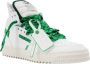 Off White Leren Zip-Tie Sneakers White Heren - Thumbnail 3