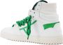 Off White Leren Zip-Tie Sneakers White Heren - Thumbnail 4