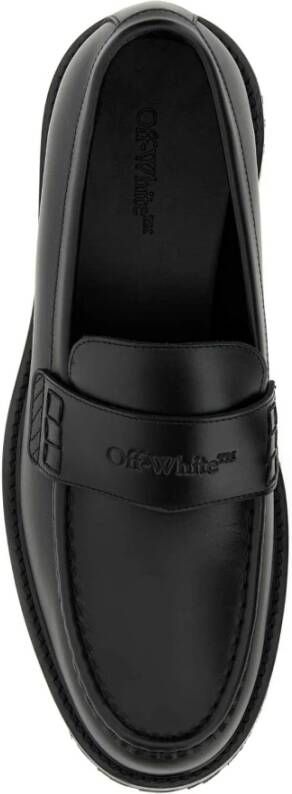 Off-White Military loafers met logo-reliëf Zwart - Foto 3