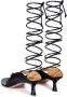 Off-White Lollipop leren sandalen Zwart - Thumbnail 3
