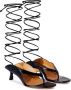 Off White Lollipop Zwarte Sandalen met Parelhak Black Dames - Thumbnail 4