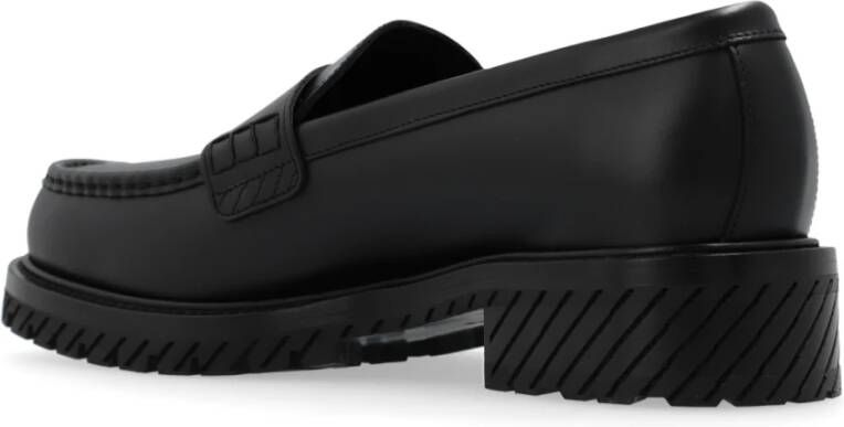 Off-White Military loafers met logo-reliëf Zwart - Foto 7
