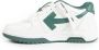 Off White Multicolor Leren Sneakers met Logo Detail - Thumbnail 2