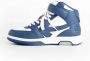 Off White Multicolor Mid-Top Sneakers Wit Blauw Multicolor Heren - Thumbnail 2