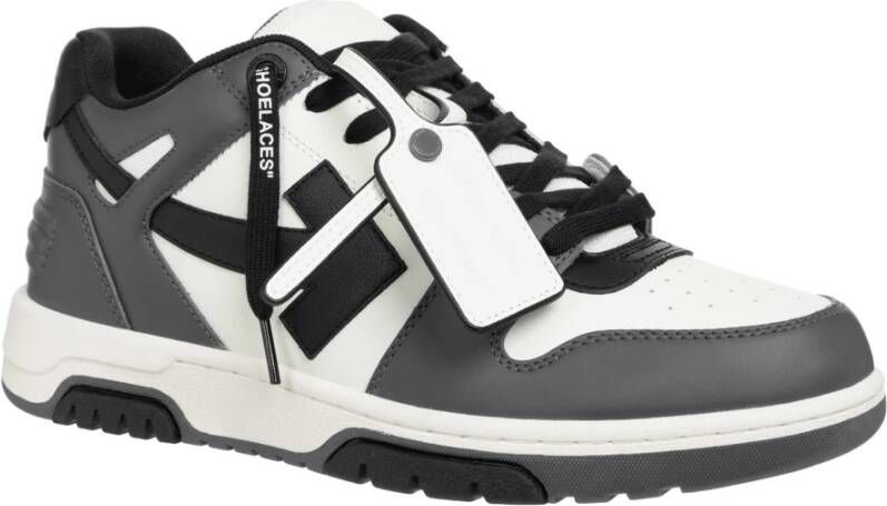 Off White Grijze Out Off Office Sneakers Multicolor Heren - Foto 3